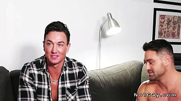 Preview 1 of Bodyguard Massage - Beau Butler rides big cock on live cam show