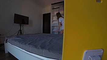 Preview 1 of Milk Breast Sex Videos In India - Wife Obediently Gave The Family Friend In The Ass Before Her Husband Came. Home Cheating