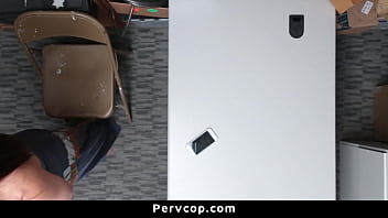 Preview 1 of Sophie Dee Bts - Teen Tried Hiding Stolen Items in Her Underwear - Pervcop
