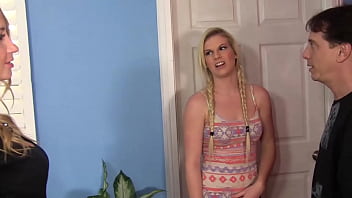 Preview 1 of Sliping Sisthr - Mandy Sweet Fucks Sami St. Clair And Her Husband Like A Horny College Slut!