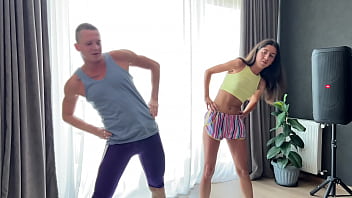 Preview 1 of Salman And Reshma Ful Sex - Fucked a cute skinny girl and her boyfriend after a morning workout