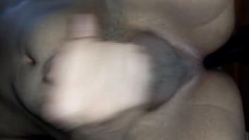 Preview 4 of Brbangla Tube Sex - Penetrando mi culo apretado con enorme dildo hasta sacarme toda la leche y dejarme temblando de placer