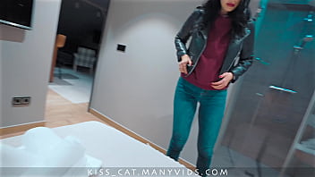 Preview 2 of Brazzers Bed Rooms - DAY 8 - Step son fucks Step mom in public Sauna! Step mother Unexpected Cum inside Sex in SPA