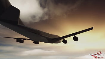 Preview 1 of Relid Raid - WHORNY FILMS Mile high club hot threesome in first class