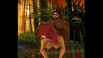 Preview 1 of Horse And Quite Girl - hunk john urschel fucks campsite coed