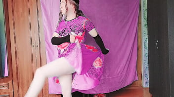 Preview 4 of Young Virgin Girl Sex - 18 BABYSITTER PRETTY FEMBOY IN THREE COLOR OF DRESS HOT BOOTY MODEL CROSSDRESSER SEXY BIG ASS COLLEGE GIRL SISSIFICATION
