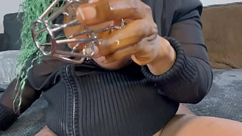 Preview 1 of Sexi Pashto - Sexy milf fingers Her Butthole until it Gapes wide open