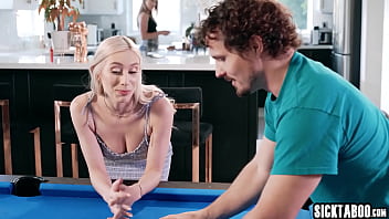 Preview 2 of Calsey Mi - Hot girlfriend Paige Owens shared boyfriends big cock with teen friend Kay Lovely
