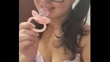 Preview 3 of Lesbian Romantic Bondage - Do you like my outfit today,  daddy??