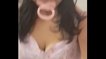 Preview 1 of Lesbian Romantic Bondage - Do you like my outfit today,  daddy??