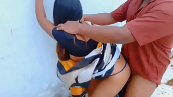 Preview 3 of Mom Big Ass Riding Boy - Indian couple outdoor - I fucked my teacher in college play ground