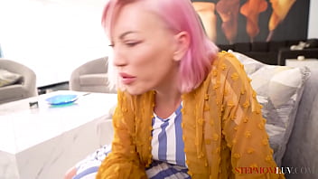 Preview 2 of Llover Xxx - All Natural Stepmom Adira Allure Seduced Stepson with Big Dick into Sex Session