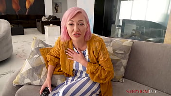 Preview 1 of Llover Xxx - All Natural Stepmom Adira Allure Seduced Stepson with Big Dick into Sex Session