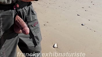 Preview 3 of Creaky Floorboards - Hors saison,  en balade sur la plage,  j&#039_exhib ma bite et me branle, 
