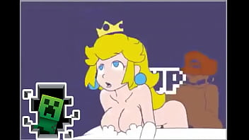 Preview 2 of Ma Chala Open Xxx - Mario Bros,  minandole el culo a peach ft trap de creeper