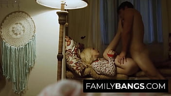 Preview 4 of Sexxxxxxy Film - FamilyBangs.com ⭐ Tiny Princess Bangs with the Supportive Brother,  Nathan Bronson,  Kenzie Reeves