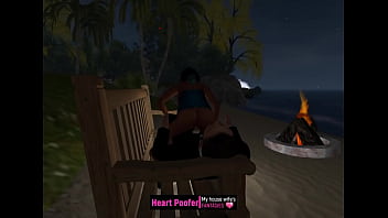 Preview 3 of Www Black Coock Com - Encounter at the seaside cabin&#039_s beach...