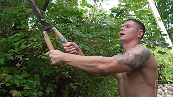 Preview 1 of Hd Video - Rich bitch fucks the gardener while her husband is asleep