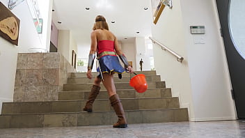 Preview 1 of Ava Addams Stockings - Adriana Chechik Gets A Huge Cock While Trick Or Treating
