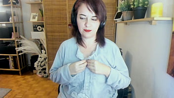 Preview 2 of Fat Nati - Italian stepmom farts under her big pajamas and makes you horny