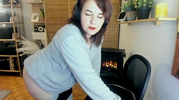Preview 1 of Fat Nati - Italian stepmom farts under her big pajamas and makes you horny