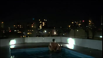 Preview 3 of Video Hasil Xxx - The water wasn&#039_t enough to put out the fire,  so we had sex in the pool. ( my first time in a pool )