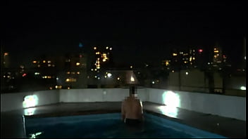Preview 1 of Video Hasil Xxx - The water wasn&#039_t enough to put out the fire,  so we had sex in the pool. ( my first time in a pool )