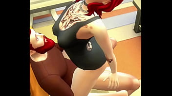 Preview 1 of Sunny Leone Sexy Video Red Bed - Redhead Fuck