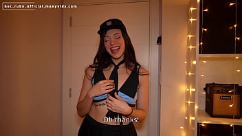 Preview 1 of Liz Ashely - Mi vecino me rompe el culo en la noche de Halloween y mi novio no se entera