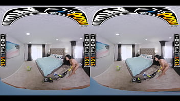 Preview 1 of All Black Bbw - VIRTUAL PORN - Big Tit Latin Maid Sandy Love Servicing Your Big Cock #VR