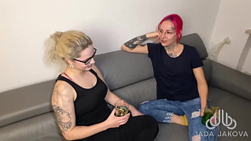 Preview 1 of Asian Very Old Sex - Dildo representative visits me and my friend CurlyCate