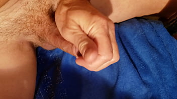 Preview 1 of Eve Lawrence - Soloboy tugging his big dick till he blows a load