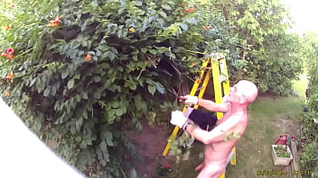 Preview 3 of Principal - oldguynicecock gardening naked