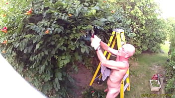 Preview 4 of Principal - oldguynicecock gardening naked