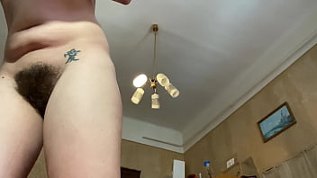 Preview 2 of Pantyhose Japanese - HAIRY TEEN PANTY SHOW HAIRY PUSSY BIG BUSH