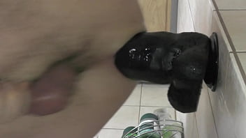 Preview 3 of Xxx Teen Videos - Black Beautiful Monster Cock Dildo Balls Deep - Hard Anal BBC