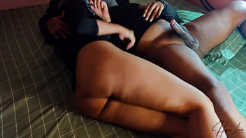 Preview 1 of Blaik Man - Beautiful Housewife Fucking Hard With Neighbor.