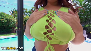 Preview 1 of Lesbians Ffm Strapon - BANGBROS - Big Black Cock For Curvy Latin Hottie Named Scarlett Venom On Big Tits Round Asses
