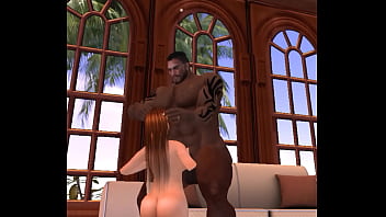 Preview 1 of Wild Night With - mega hunk duane brown traines red headed neighbor