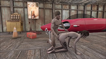 Preview 3 of Indonesian Sex Original - FO4 Good fuck in the garage