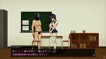 Preview 1 of Sexy Celasik - Pretty college lady having sex with a man in Breeding log new hentai game gameplay
