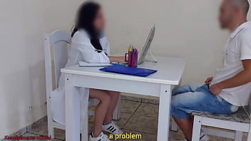 Preview 1 of Secret 20 - doutora jennyfer resolve problema de ere&ccedil_&atilde_o durante exame!