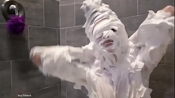 Preview 4 of Usa Turkish - Sage Eldritch Pied Face: WAM Shaving Cream Pies