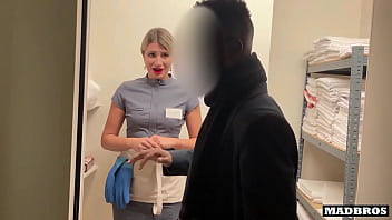 Preview 2 of Penis Sucked - Ukrainian Cleaning Lady Caught Stealing and Pounded Hard in the Toilet!!!