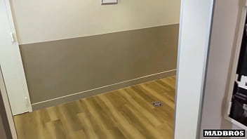 Preview 4 of Penis Sucked - Ukrainian Cleaning Lady Caught Stealing and Pounded Hard in the Toilet!!!