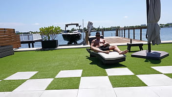 Preview 1 of Meridien Old - Pool Interracial Threesome With CJ Miles And Miss Lexa!