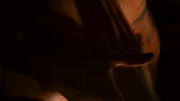 Preview 2 of Sex Bangsawan - Two tender lesbians kiss and have sex - animated 3d pov