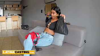 Preview 2 of Teen Sex Rurk - Tight Latina College Girl Rough First Time Amateur Casting Sex Tape