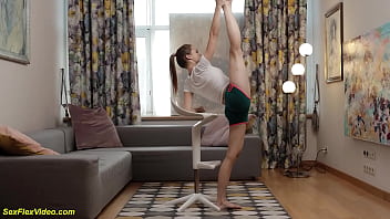 Preview 1 of Emily Deschanel Cum - cute flexible Nicole Murkovski first time anal fucked
