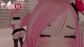 Preview 2 of Big Vif - Stuck in a Padded Room with a CAT GIRL,  She gets HORNY and SUCKS your COCK!! UPSKIRT PREVIEW!!!
